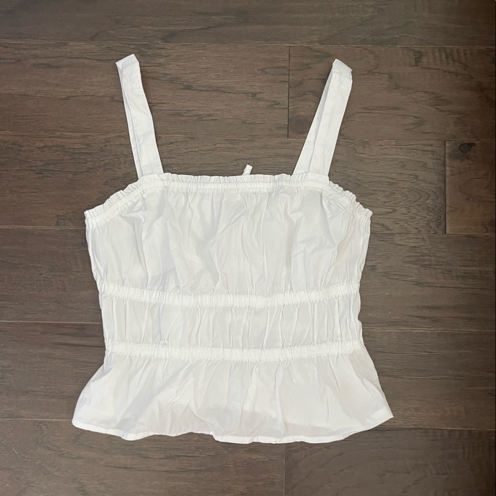 Madewell cinched waist tank NWT